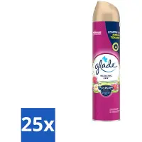 Glade 25 x - Luchtverfrisser Spray - Relaxing Zen - 300 ml - Luchtverfrisser Spray - Ontspannende Geur - Frisse Geur - Sandelhout - Appel