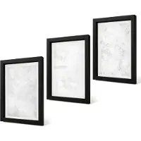 Coloray 4-Delige Schilderij Set - Witte vlekken op een minimalistische canvasachtergrond - 20 x 30 cm - Decoratieve Schilderijen - Wanddecoratie - Hal - Stijlvolle Muurdecoratie
