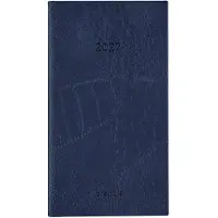 Brepols agenda 2027 - NOTAVISION [0.754] - LUCCA - Zakagenda - 1 week op 2 pagina's - Weekoverzicht - Donkerblauw - 8.9 x 16 cm