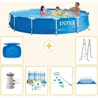 Intex Framezwembad, rond - 366x76 cm - 7-delig, model S21032