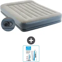 Intex Luchtbed - 2-Persoons - 152 x 203 x 30 cm - Grijs - Inclusief pomp en Reparatieset