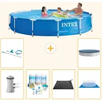 Intex Framezwembad, rond - 366x76 cm - 7-delig, model S20467