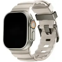 123Watches Ranger bandje - siliconen - sterrenlicht - 44 · 45 · 46 & 49 mm - Geschikt voor Apple Watch series 1/2/3/4/5/6/7/8/9/10/11/12/SE/SE2/SE3/Ultra/Ultra 2/Ultra 3/Ultra 4