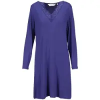 Ringella Katoenen dames nachthemd royalblauw - Blauw - Maat - 40