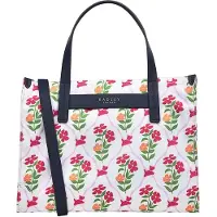 Radley Florale gerecyclede polyester schoudertas (Zwart)
