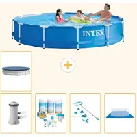 Intex Framezwembad, rond - 366x76 cm - 6-delig, model S21177