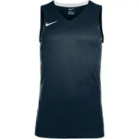 Nike Basketbalshirt met V-hals voor heren (Wit)