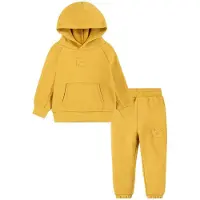 Nike Set met hoodie en joggingbroek voor peuters (Goudgeel)