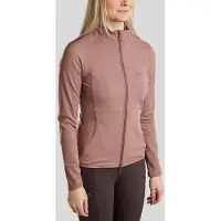 Montar FW25 MOEmilia met Gemengde Grijsgetinte Kristallen Full Zip Jas Ultra Zachte Zwart M