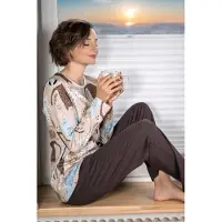 Ringella Katoenen dames pyjama veelkleurig | Maat 44
