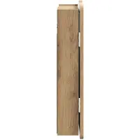 vidaXL Dartbord Kabinet ZWOLLE Artisanaal eiken 52,5 x 10,5 x 57,5 cm