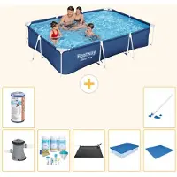 Bestway Steel Pro, rechthoekig zwembad - 300x201x66 cm - 8-delig - S21561