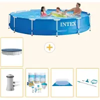 Intex Framezwembad, rond - 366x76 cm - 6-delig, model S21176