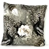 Madison sierkussen 45x45 cm Peacock Taupe