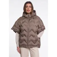 Rino & Pelle cape with detachble hood hilary 7002611 10868 toffee
