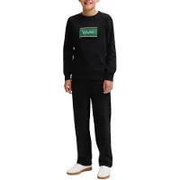Jack & Jones Junior Joggingpak 'JJBUSTER' groen / zwart / wit