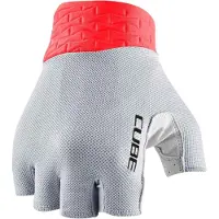 Cube GLOVES PERFORMANCE SHORT FINGER GREY/RED
