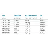 Mistrall Sicata 3D Feeder Vislijn 0,25mm 150m 12,8kg Bruin