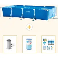 Intex Rechthoekig zwembad - 450x220x84 cm - 4-delig - Model S22361