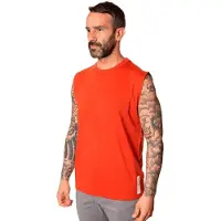 Trangoworld Uxola Mouwloos T-shirt Rood XL Man