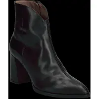 Wonders Dames Leren laarzen Velvet zwart (38), Leer, 3 tot 5 cm, Ritssluiting, Casual M-5444