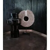 Pomax Welton vaas- Glas - Zwart