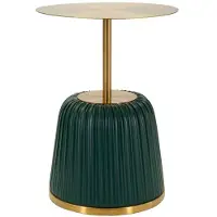 Mauro Ferretti Bijzettafel Egle End Table Green Ø 40×55 cm