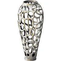 Wohnling Vaas aluminium zilver 85 cm hoog