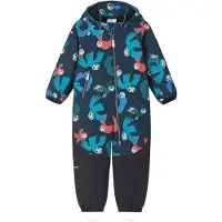 Reima - Kid's Mjosa Softshell Overall Print - Overall 98, blauw