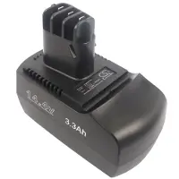 123accu Metabo 6.25482 / 6.25476 / 6.25475 accu (14.4 V, 3300 mAh, Ni-MH, huismerk)