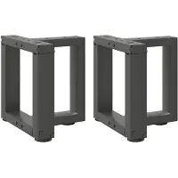 vidaXL Salontafelpoten 2 st T-vormig 30x25x(30-31) cm staal antraciet