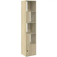 vidaXL Boekenkast 40x36x189 cm bewerkt hout sonoma eikenkleurig