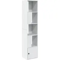 vidaXL Boekenkast 40x36x189 cm bewerkt hout wit