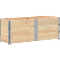 vidaXL Plantenbak 150x50 cm massief grenenhout