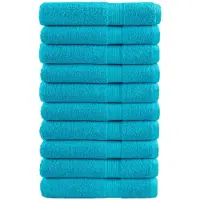 vidaXL Saunadoeken SOLUND 10 st 600 g/m² 80x200 cm turquoise