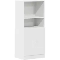 vidaXL Keukenkast 57x41,5x131,5 cm bewerkt hout wit