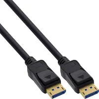 InLine DisplayPort 2.1-kabel, UHBR20 80 Gb/s, zwart, 1,5m