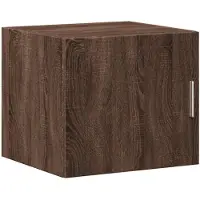 vidaXL Wandkast 45x42,5x40 cm bewerkt hout bruin eikenkleurig