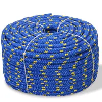 vidaXL Boot touw 14 mm 50 m polypropyleen blauw