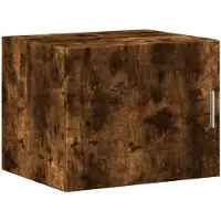 vidaXL Wandkast 50x42,5x40 cm bewerkt hout gerookt eikenkleurig