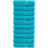 vidaXL Badhanddoeken SOLUND 10 st 600 g/m² 100x150 cm
