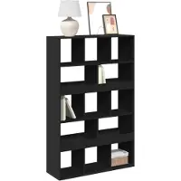 vidaXL Boekenkast 100x33x156,5 cm bewerkt hout zwart