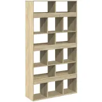 vidaXL Kamerscherm 100x33x187,5 cm bewerkt hout sonoma eikenkleurig