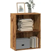 vidaXL Boekenkast 60x30x77 cm bewerkt hout oud houtkleurig