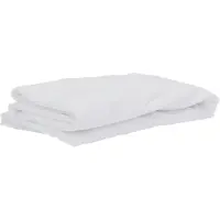 vidaXL Matrasbeschermer waterdicht 140x220 cm wit