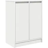 vidaXL Dressoir 57x34x76 cm bewerkt hout wit