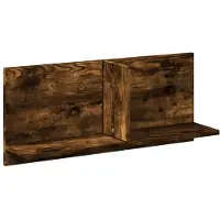 vidaXL Wandkast 70x16,5x30 cm bewerkt hout gerookt eikenkleurig