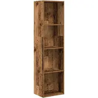 vidaXL Boekenkast 40x30x152 cm bewerkt hout oud houtkleurig