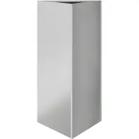 vidaXL Plantenbak driehoek 40x34,5x75 cm gegalvaniseerd staal