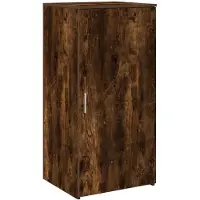 vidaXL Opbergkast 50x45x103,5 cm bewerkt hout gerookt eikenkleur